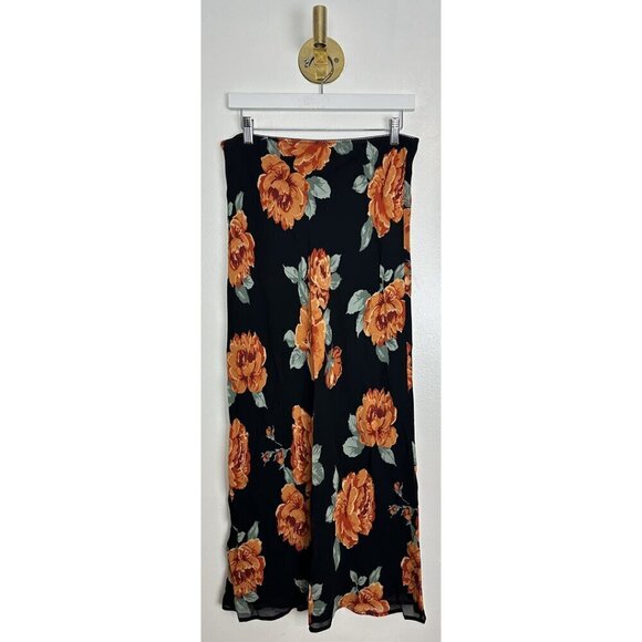 REFORMATION Layla A-line Silk Skirt in Consuelo Size US 10 - Picture 3 of 9